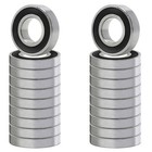 R12-2rs Ball Bearing 3 4  X 1-5 8  X 7 16  R12 2rs Rubber Sealed  pcs 20 