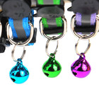 Reflective Dog Collar Pet Cat Puppy Nylon Collar With Bell Neck Adjustable New