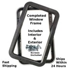 Rv Entry Entrance Door Window Frame - Black Interior   Exterior - Camper Trailer
