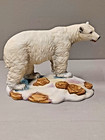 Andrea By Norman Sadek Polar Bear Porcelain Figurine Vintage 1990 s Japan