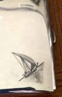 Iraqi Niello Silver Cigarette Case Signed Khader And Sabti 