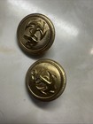 Pair Of  Vintage Merchant Marine Cadet Uniform Buttons Waterbury Button Co B5