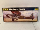 Vintage Heller 1979 Potez 540 French Bomber 1 72 Scale Model Airplane Kit 395