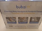 Bubzi Charming Baby Clay Handprint   Footprint Keepsake Kit -new sealed W  Frame