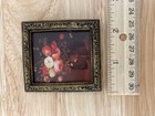 1 12 Scale Dollhouse Miniature Still Life Portrait Of Flowers In A Vase Picture