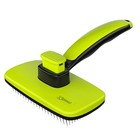 Self Cleaning Slicker Brush For Dogs  Cats  Lightweight Dog Brush For Shedding