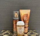 Bath   Body Works Warm Vanilla Sugar Mini Gift Set - Lotion  Mist   Pocketbac