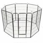 48  8 Panel Pet Puppy Dog Playpen Door Exercise Kennel Fence Metal
