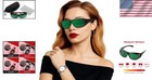 Red Light Therapy Glasses Tanning Bed Goggles Eye Protection 600-1000nm