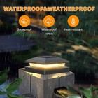 6 12 24pack Solar Post Cap Light For 4x4 Outdoor Waterproof Led Deck Fence Light