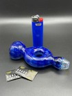 5 0  Colored Glass Doughnut Tobacco Pipe   Screens   Bic Lighter Free Shipping