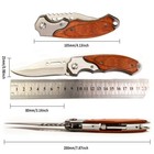 7 87  Military Tactical Camping Folding Spring Assisted Open Rescue Pocket Knife