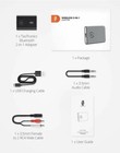 Taotronic Tt-ba07 Wireless 2  In 1 Bluetooth 5 0 Transmitter   Receiver 3 5mm Us