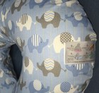 Blue Elephant Boppy Cover Only Baby Boy Slipcover Nursing Support No Pillow