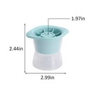 Silicone Sphere Ice Mold Set 3pcs Leakproof Ice Ball Maker For Whiskey Cocktail