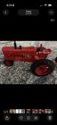 Vintage Farmall Tractor With Harvester