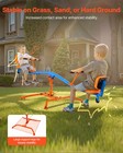 Vevor Kids Seesaw 300 Lbs Capacity 360 Degrees Rotating Teeter Totter Aged 3 