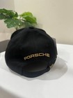 Porsche Crest Black Baseball Cap Adjustable Motorsport Racing Hat Unisex Nwt
