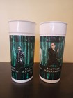 Matrix Reloaded 2003 Amc Theaters Promo 40 Oz Tumbler Cup - Set Of 2 New