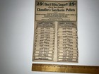 Vintage Pharmacy Full Counter Display Chandler   s  Saccharin Pellets 