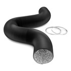 Ipower Flexible 6 Inch 25 Ft Aluminum Ducting 4 Layer Protection Dryer Vent Hose