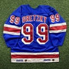 1998 99 Starter Nhl Team Issued Game Jersey New York Rangers Wayne Gretzky Hof