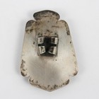 Vtg Agate In Sterling Silver Southwestern-style Bolo Tie Bezel 2 5  Signed Gl