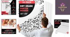 Large Dry Erase Whiteboard Paper - 30 Sheets  Ideal For Projects And Lists