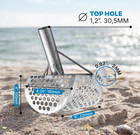 Sand Scoop For Metal Detecting Stainless Steel 304 Beach Treasure Hunting