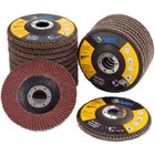 10 Pack 4 5 Inch Flap Disc 4-1 2  80 Grit Angle Grinder Sanding Grinding Wheel