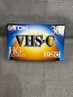 Tdk Vhs-c Hg Ultimate 30 Camcorder Cassette Blank Recording Tape - New 