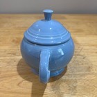 Vtg Fiesta Periwinkle Blue Small Teapot Lid 2 Cup Hlc Usa Ceramic Pottery
