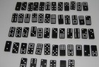 Vintage Dominos Lot Of 54 Pieces Great For Crafts Tl22