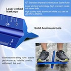 Architectural Scale Ruler 12   Imperial Architect Scale Aluminum Engineer Scale