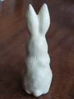 Vintage Hard Plastic Celluloid Bunny Rabbit Figurine 3 75  Jeweled Eyes Japan