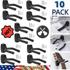 10 Pcs Pack Guitar Hangers Hook Holder Wall Mount Hanger Display Instrument Us