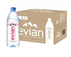 Evian Natural Spring Water  1 L Bottle  12 Pack