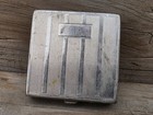 Rare Vintage 1940s Art Deco Myndall Cain Small Rouge Compact W mirror Complete