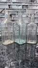 Lot Of 7 Antique Vintage Medicine Cure Glass Bottles Pharmacy Apothecary