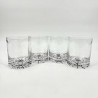 Pottery Barn Spider Web Double Old Fashioned Tumbler Glasses Halloween Set Of 4