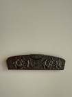 Vintage Comb   Case Embossed Silver Plate Faux Tortoise Shell Denmark