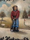 Vintage English 3d Pub Sign    j peacock Golf Equipment - Est  1881    Bar Man Cave