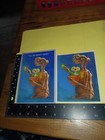Vintage Stickers  E t  Sticker Sheet Matching Greeting Card  1  Unused bxprime 