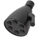 3-spray Patterns With 2 5 Gpm Wall Mount Fixed Showerhead In Matte Black