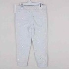 Oshkosh Fleece Lined Jogger Girls Size 4 In Heather Grey W  Silver Stars