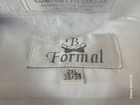 Size 2xl 38 39 White Traditional Tuxedo Shirt Laydown Prom Wedding New Package