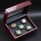 5pcs Miami Hurricanes Ncaa Championship Rings Set   Box