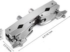 Drum Set Holder Clamp Adjustable Multi-clamp Cymbal Boom Arm Mounting Silver 