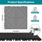 Naizea Garage Floor Tiles Interlocking Mat  24 36 50sqft Modular Pp Drainage Mat