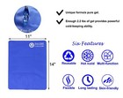 Large Gel Ice Pack For Injuries Reusable Flexible Hot Cold Therapy Compress -   